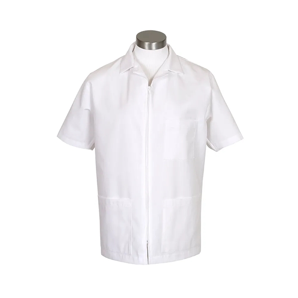 Unisex zipper smock designed with a left chest pocket, 2 lower... from ASI 36558 Aprons, Etc.