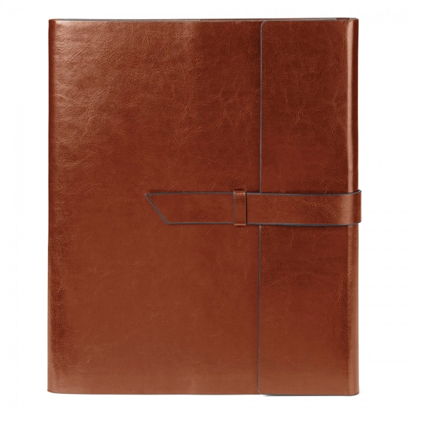 Vinyl portfolio with matching interior pen loop pen not included, brown... from ASI 88660 Spector & Co.