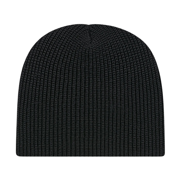 The Ribbed Knit Beanie is a 100% acrylic full rib knit... from ASI 43792 Cap America Inc