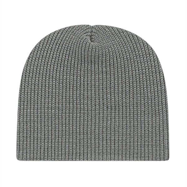 The Ribbed Knit Beanie is a 100% acrylic full rib knit... from ASI 43792 Cap America Inc