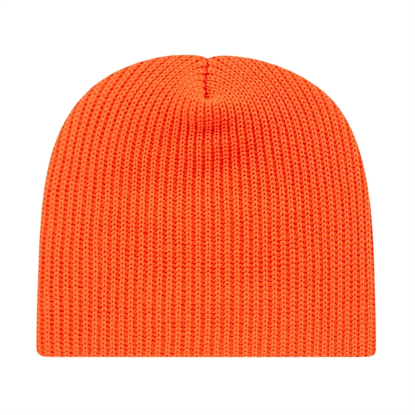 The Ribbed Knit Beanie is a 100% acrylic full rib knit... from ASI 43792 Cap America Inc