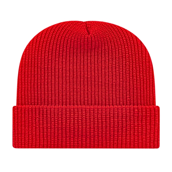In Stock Ribbed Knit Cap with Cuff... from ASI 43792 Cap America Inc