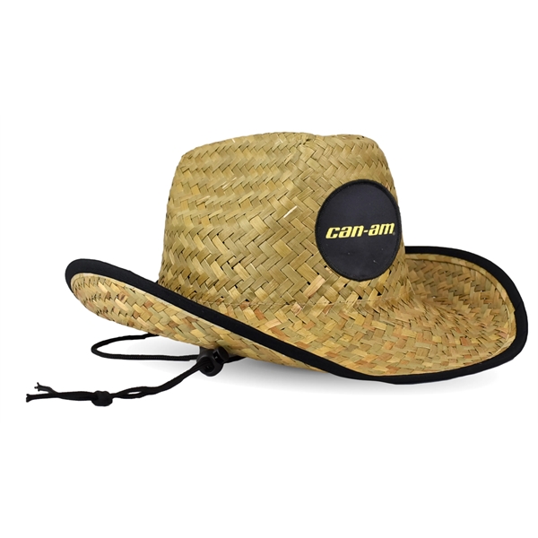 Western Cowboy Straw Hat With Custom Patch... from ASI 72657 Active Life Promo / Apres Ski Active Life Promo