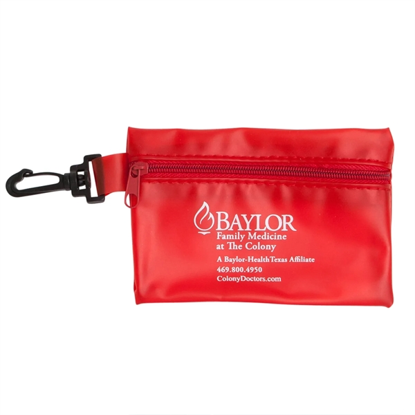 Zippered pouch with hook clip.... from ASI 90859 Tempo Industries Inc / Tempoline