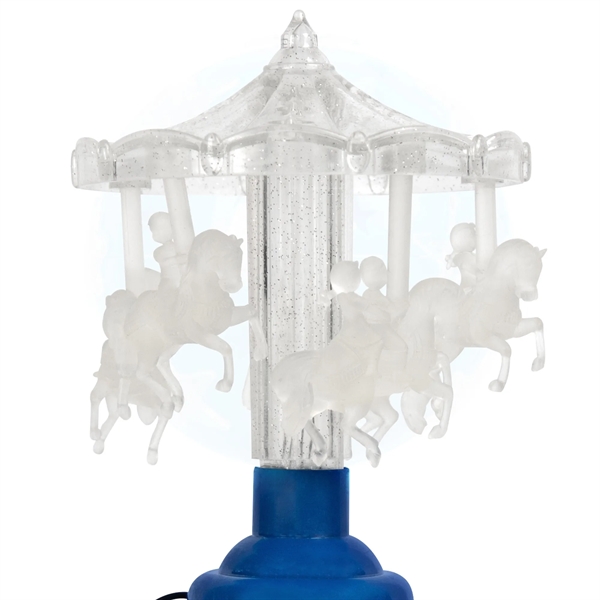9" plastic battery operated LED Merry Go Round spinner wand with... from ASI 42016 Brighter Promotions Inc