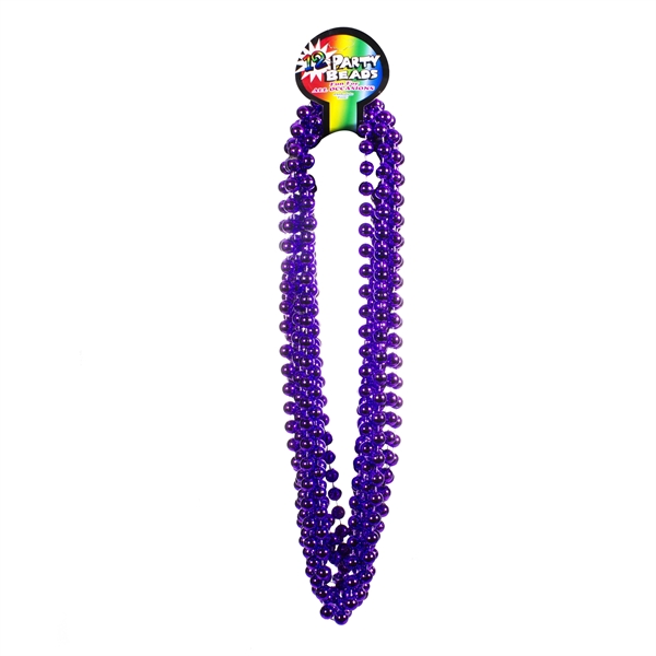 33" necklace of 12mm beads.... from ASI 42016 Brighter Promotions Inc / Chemical Light™ Liquid Light