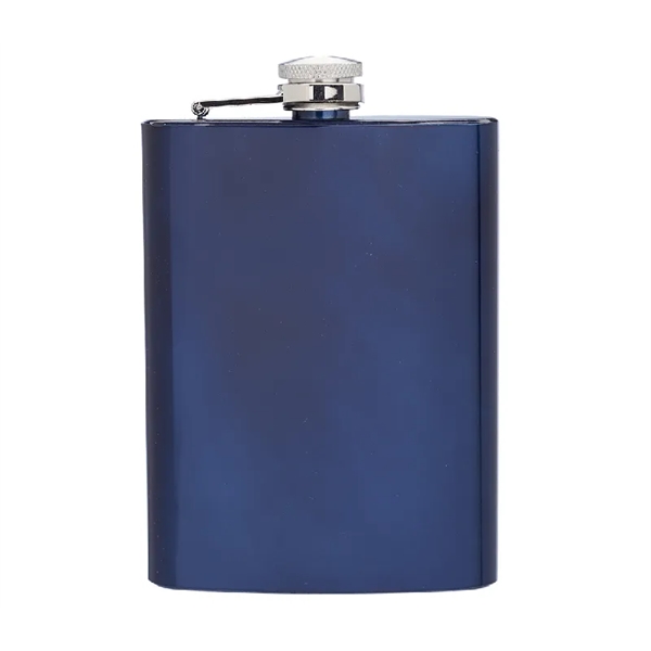 Stainless steel hip flask with 8 oz. capacity plus free 1... from ASI 37218 Athena Promo (tm)