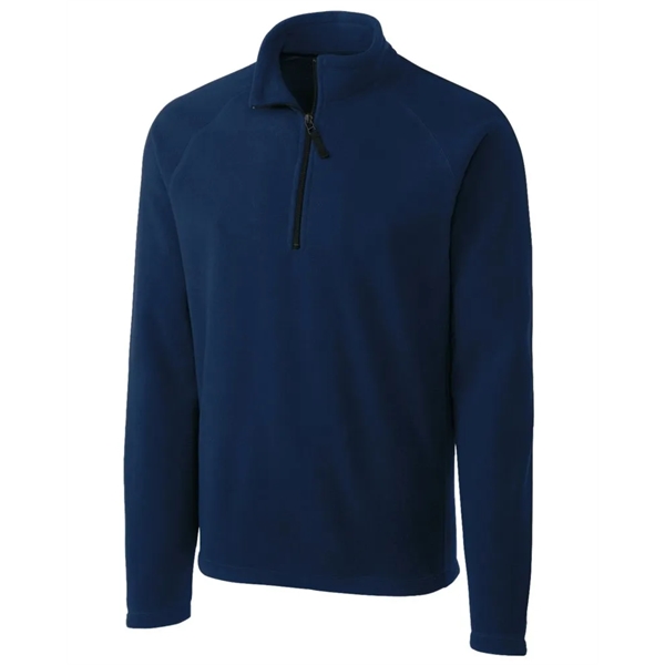 Men's jacket with a half-zip, self-fabric mock neck, two front zippered... from ASI 47965 Cutter & Buck