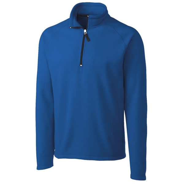 Men's jacket with a half-zip, self-fabric mock neck, two front zippered... from ASI 47965 Cutter & Buck