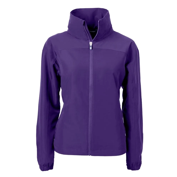 Women's jacket with a full-zip, wind and water resistance, and hood.... from ASI 47965 Cutter & Buck