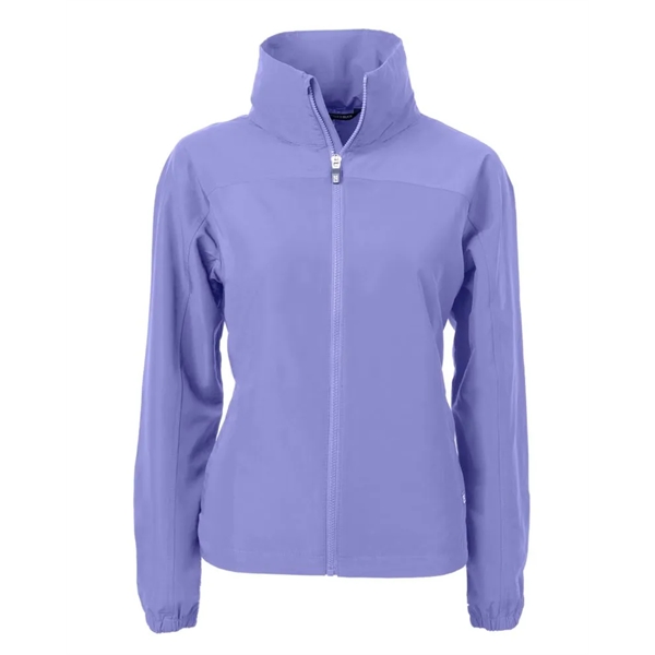 Women's jacket with a full-zip, wind and water resistance, and hood.... from ASI 47965 Cutter & Buck