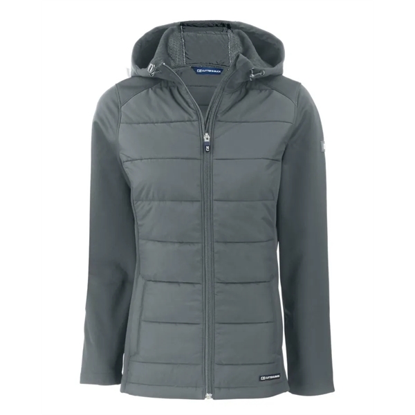 Women's jacket with a full-zip, hood, and wind and water resistance.... from ASI 47965 Cutter & Buck