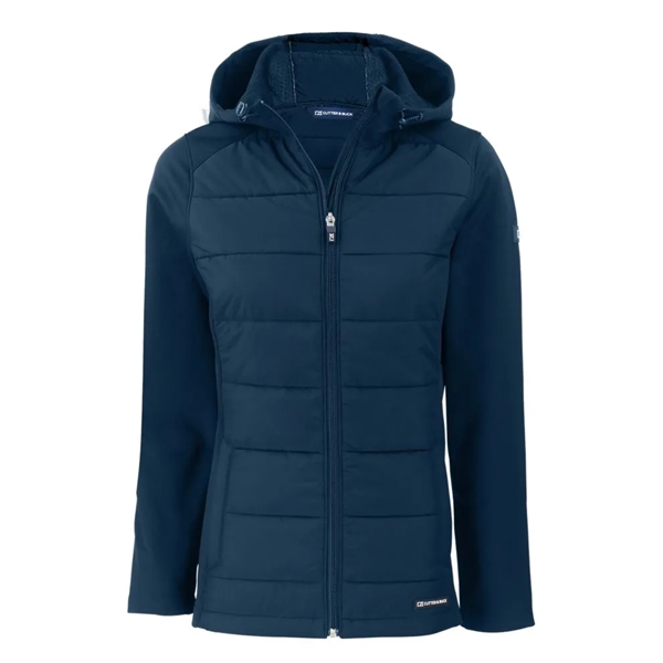 Women's jacket with a full-zip, hood, and wind and water resistance.... from ASI 47965 Cutter & Buck