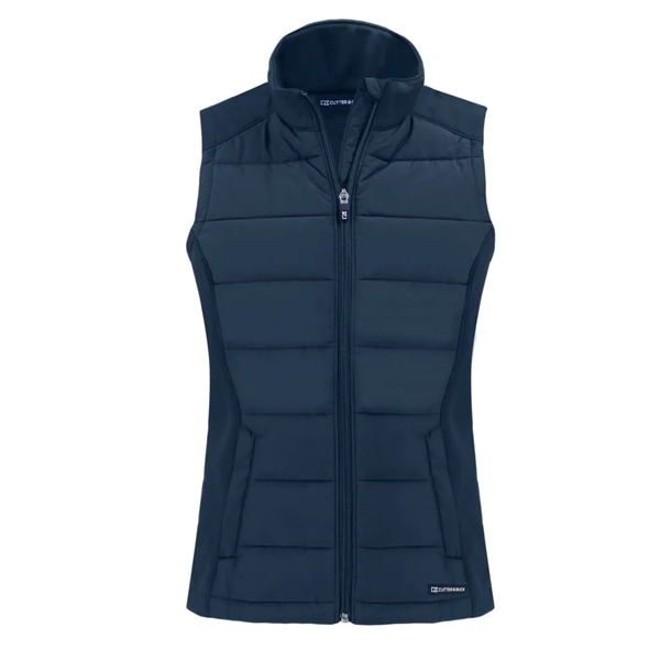 Women's vest with a full-zip and wind and water resistance.... from ASI 47965 Cutter & Buck