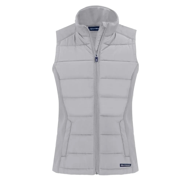 Women's vest with a full-zip and wind and water resistance.... from ASI 47965 Cutter & Buck