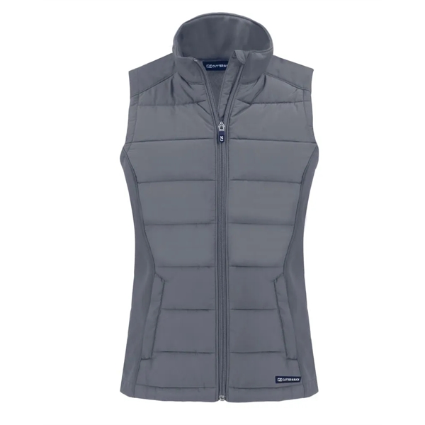 Women's vest with a full-zip and wind and water resistance.... from ASI 47965 Cutter & Buck