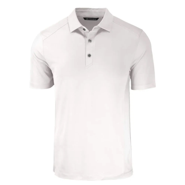 Men's polo with short sleeves, 4-way stretch, moisture-wicking performance, and UPF50+... from ASI 47965 Cutter & Buck