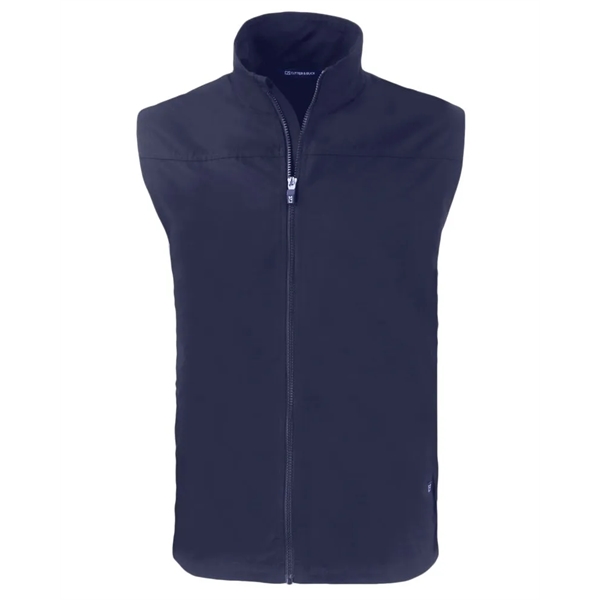 Men's vest with a full-zip, wind and water resistance, drawcord, and... from ASI 47965 Cutter & Buck
