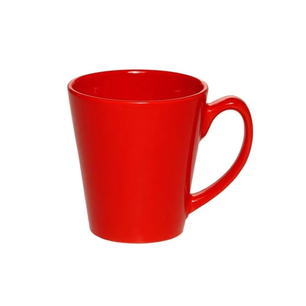 Glossy Latte Ceramic Mug, 12 oz. capacity plus 1 color silkscreen... from ASI 37218 Athena Promo (tm)