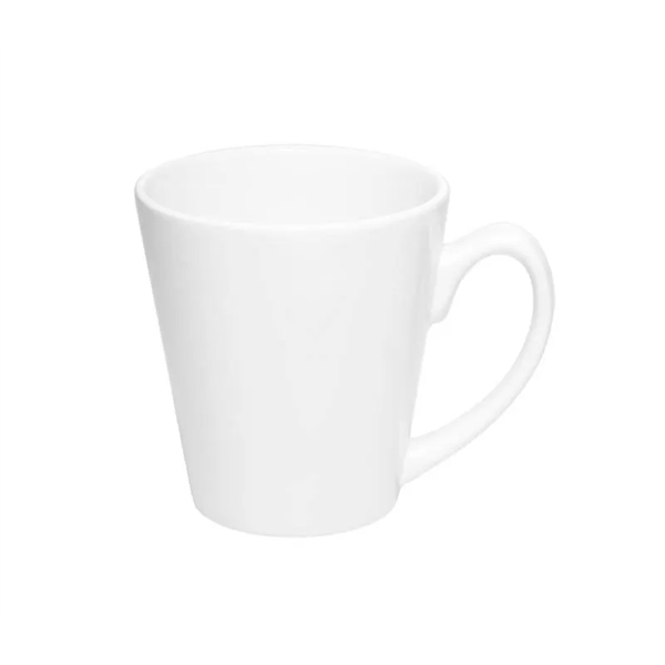 Glossy Latte Ceramic Mug, 12 oz. capacity plus 1 color silkscreen... from ASI 37218 Athena Promo (tm)