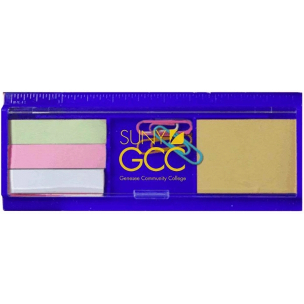 Ruler with Top Compartment for 10 Paper Clips, Sticky Notes &... from ASI 57713 Glow Promotions / Glow Promotions