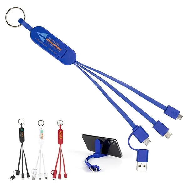 5-in-1 cable with USB, USB-C and Micro USB connectors with device... from ASI 62660 Innovation Line