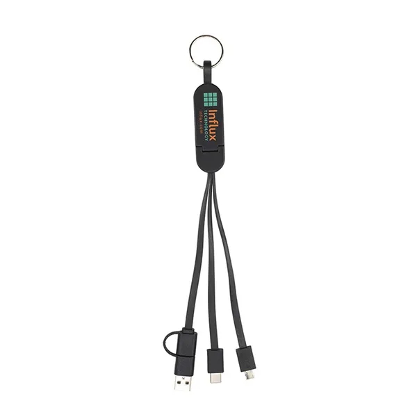 5-in-1 cable with USB, USB-C and Micro USB connectors with device... from ASI 62660 Innovation Line