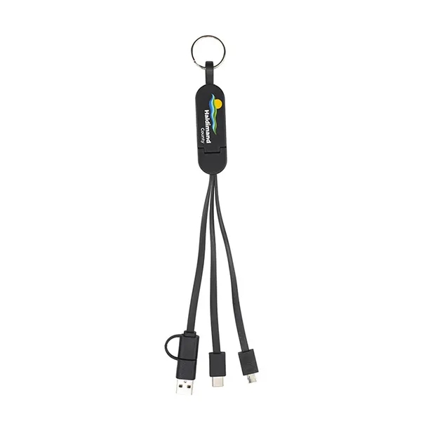 5-in-1 cable with USB, USB-C and Micro USB connectors with device... from ASI 62660 Innovation Line
