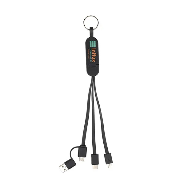 5-in-1 cable with USB, USB-C and Micro USB connectors with device... from ASI 62660 Innovation Line