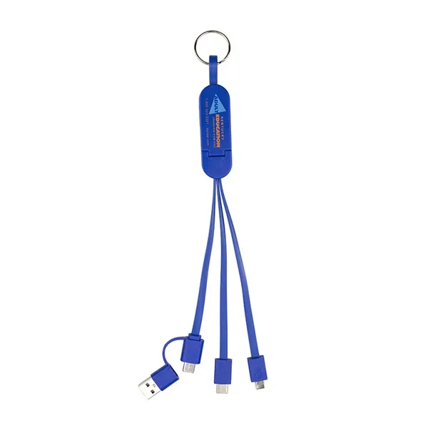 5-in-1 cable with USB, USB-C and Micro USB connectors with device... from ASI 62660 Innovation Line