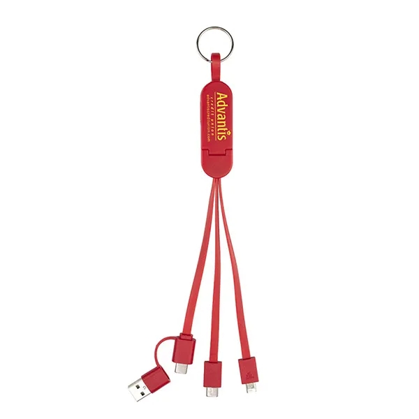 5-in-1 cable with USB, USB-C and Micro USB connectors with device... from ASI 62660 Innovation Line