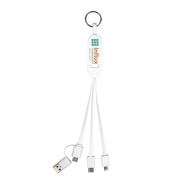 5-in-1 cable with USB, USB-C and Micro USB connectors with device... from ASI 62660 Innovation Line