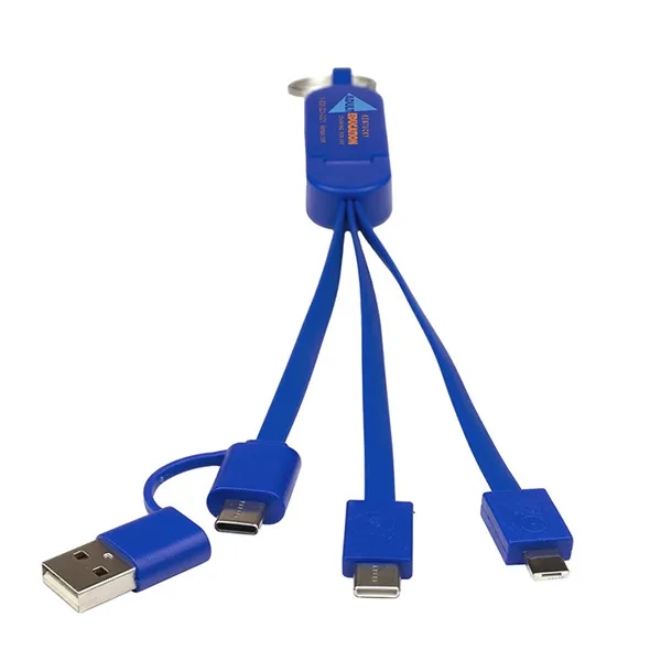 5-in-1 cable with USB, USB-C and Micro USB connectors with device... from ASI 62660 Innovation Line