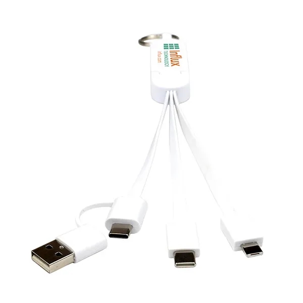 5-in-1 cable with USB, USB-C and Micro USB connectors with device... from ASI 62660 Innovation Line