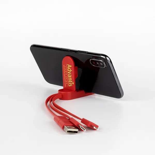 5-in-1 cable with USB, USB-C and Micro USB connectors with device... from ASI 62660 Innovation Line