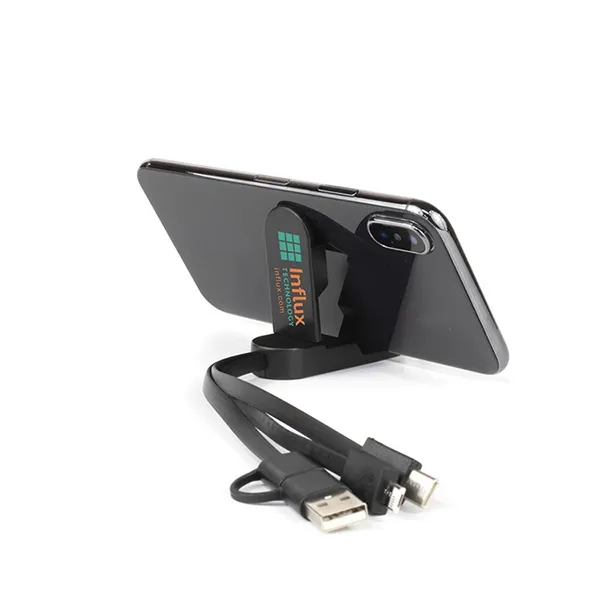 5-in-1 cable with USB, USB-C and Micro USB connectors with device... from ASI 62660 Innovation Line