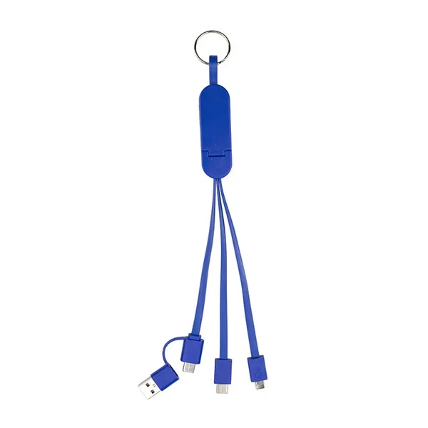 5-in-1 cable with USB, USB-C and Micro USB connectors with device... from ASI 62660 Innovation Line