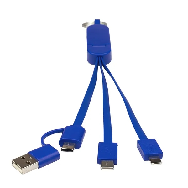 5-in-1 cable with USB, USB-C and Micro USB connectors with device... from ASI 62660 Innovation Line