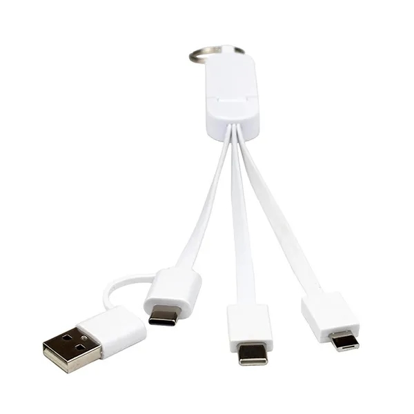 5-in-1 cable with USB, USB-C and Micro USB connectors with device... from ASI 62660 Innovation Line