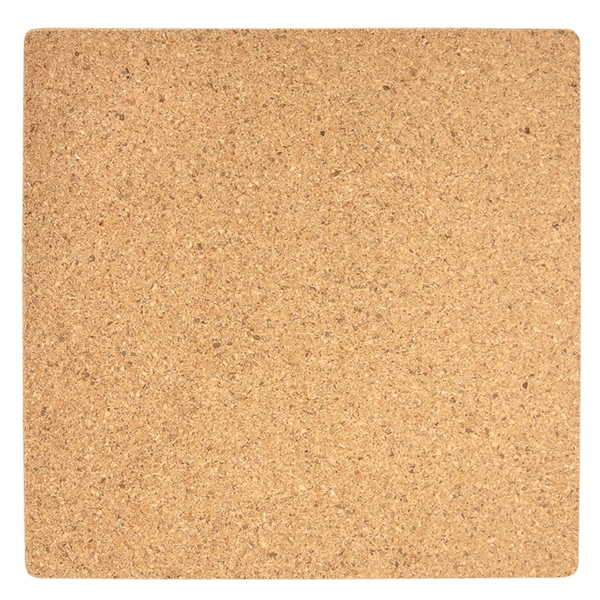 Laser-engraved square cork trivet.... from ASI 45795 Colorguppy Printing