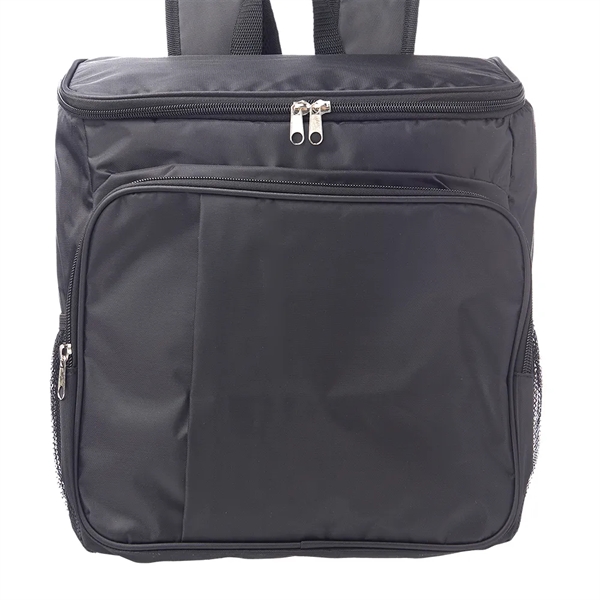 Cooler backpack with a zippered main compartment, front zippered pocket, PEVA... from ASI 39552 BEL Promo