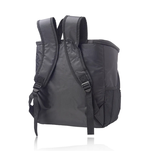 Cooler backpack with a zippered main compartment, front zippered pocket, PEVA... from ASI 39552 BEL Promo