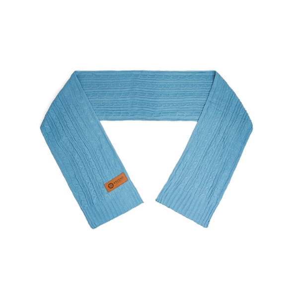 The Cable Knit Scarf is a luxurious winter essential, expertly crafted... from ASI 45657 Pop! Promos