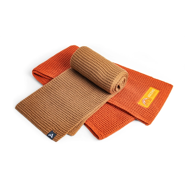 Elevate your winter promotions with the premium Waffle Knit Scarf, a... from ASI 45657 Pop! Promos