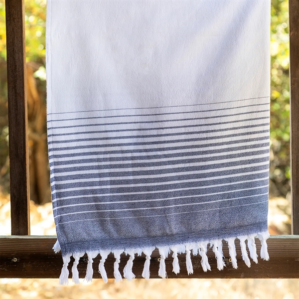 37" x 69" recycled cotton and polyester Antalya terry peshtemal beach... from ASI 90913 Terry Town