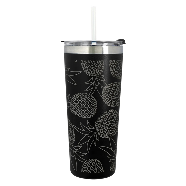 24 oz. stainless steel tumbler with double wall vacuum insulation, snap-on,... from ASI 61125 Hit Promotional Products / Hit®