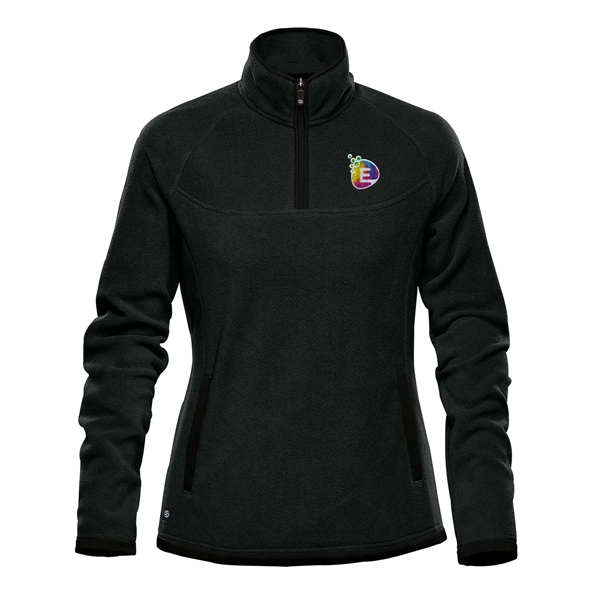 Women's fleece top with a 1/4 zip high collar, a kanga... from ASI 61125 Hit Promotional Products / Hit®