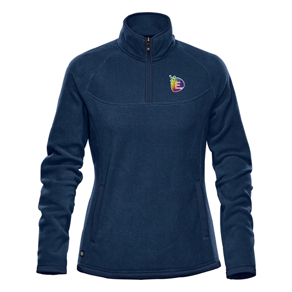 Women's fleece top with a 1/4 zip high collar, a kanga... from ASI 61125 Hit Promotional Products / Hit®