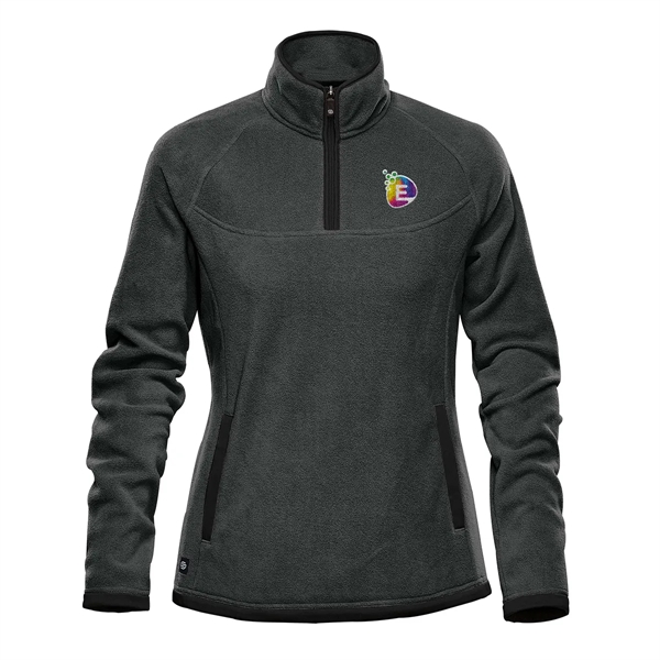 Women's fleece top with a 1/4 zip high collar, a kanga... from ASI 61125 Hit Promotional Products / Hit®
