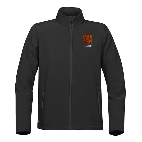 Men's softshell jacket with zippered brushed tricot pockets, chin saver and... from ASI 61125 Hit Promotional Products / Hit®